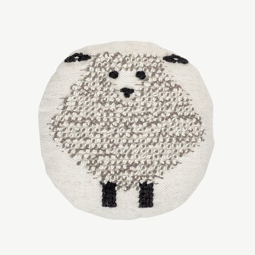 Perna - Sheep Cushion Nature Wool | Bloomingville
