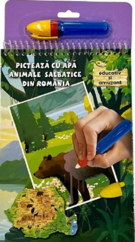 Picteaza cu apa - Animale Salbatice din Romania | Happyschool