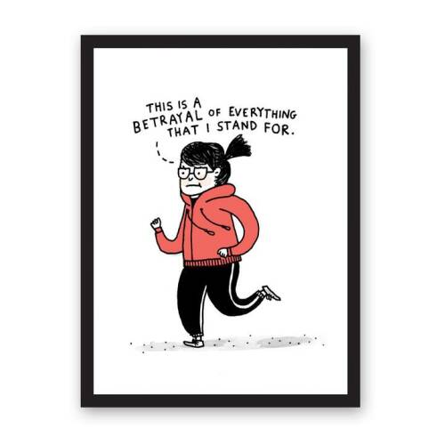 Poster A3 - This Is A Betrayal Of Everything That I Stand For | Ohh Deer