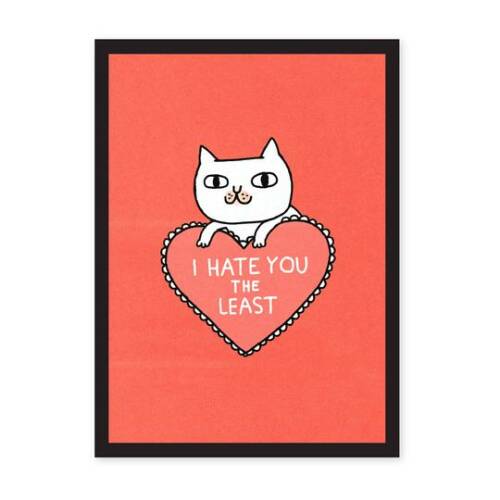 Poster-I hate you the least (A3) | Ohh Deer
