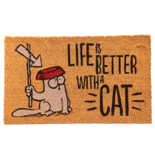 Pres pentru usa - Simon's Cat, Life is better with a cat | Puckator