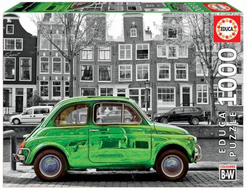 Puzzle 1000 piese - Car in Amsterdam | Educa