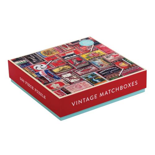 Puzzle 500 piese - Vintage Matchboxes | Galison