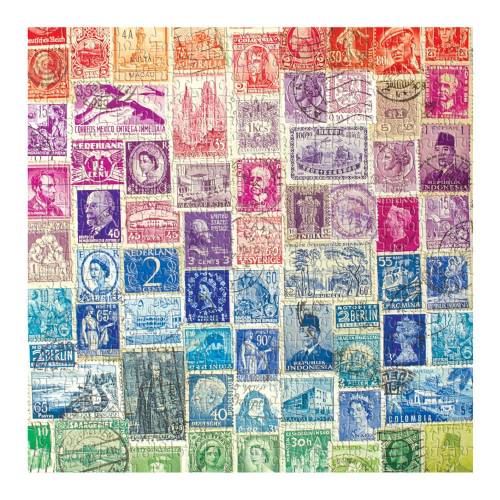 Puzzle 500 piese - Vintage Stamps | Galison