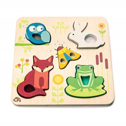Puzzle educativ - Animale din padure | Tender Leaf Toys