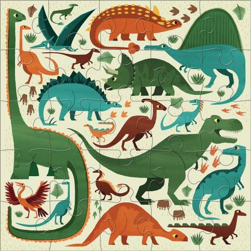 Puzzle - Mighty Dinosaurs Jumbo | Galison