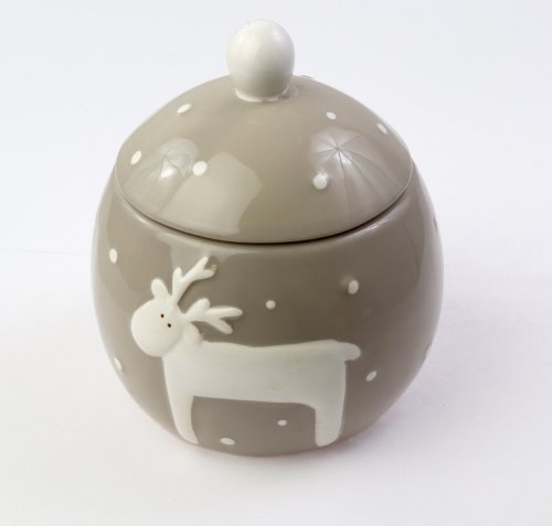 Recipient depozitare - Deer Porcelain, 12x12x14cm | Pusteblume
