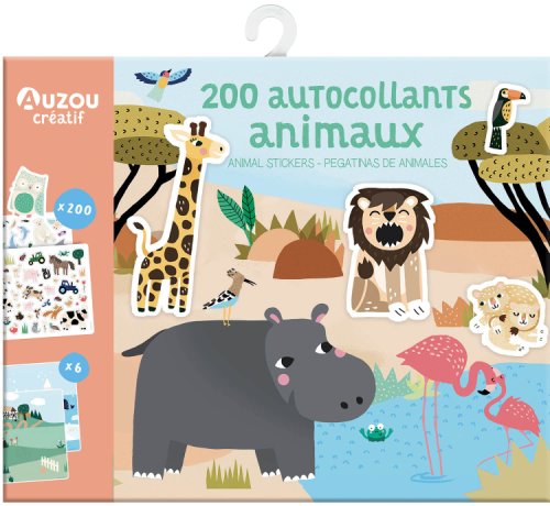 Set 200 de stickere repozitionabile - Animale | Auzou