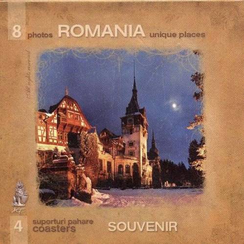 Set 4 Suporturi Pahare Imagini Romania | Age Art