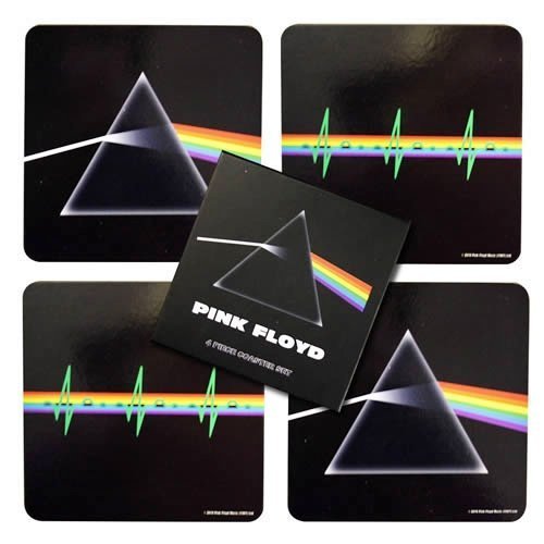 Set 4 suporturi pentru pahare - Pink Floyd | Rock Off
