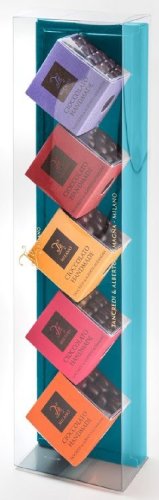 Set 5 tipuri de fructe trase in ciocolata - Fruit & Chocolate Gift Box | T'A Milano