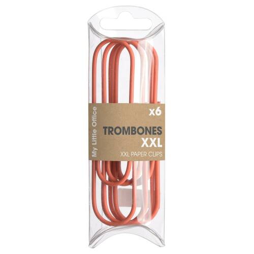 Set 6 agrafe XXL - Trombones Couleur | La Chaise Longue