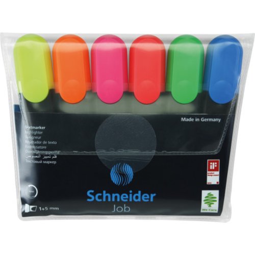 Set 6 markere - Highlighter Job | Schneider