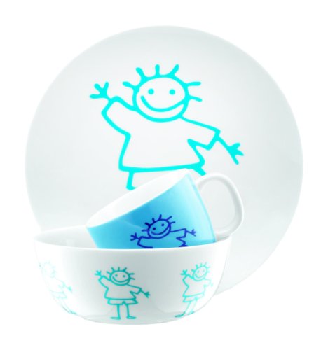 Set vesela - Kids set Mug, Bowl and Plate, Boy | Bodum