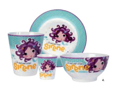 Set vesela pentru copii-Sirena | Sema Design