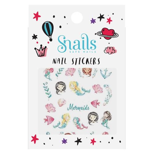 Stickere - Marmaids, pentru unghii | Snails