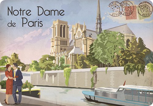 Suport masa- Paris Notre Dame | Cartexpo