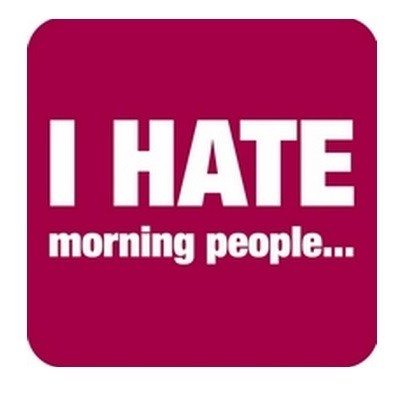 Suport pahar - I Hate Morning People | Boxer