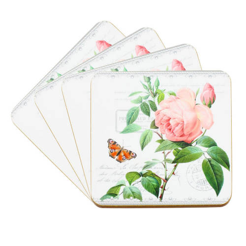 Suport pahar - Redoute Rose Coasters | Lesser & Pavey
