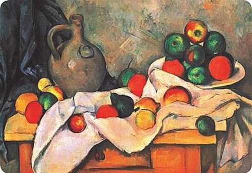 Suport pentru masa - Paul Cezanne ''Rideau Cruchon Compotier'' | Cartexpo