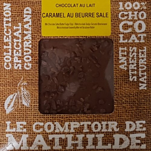 Tableta de ciocolata Comptoir de Mathilde cu caramel sarat | Comptoir de Mathilde