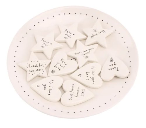 Token ceramic - Heart / Star - mai multe modele | CGB Giftware