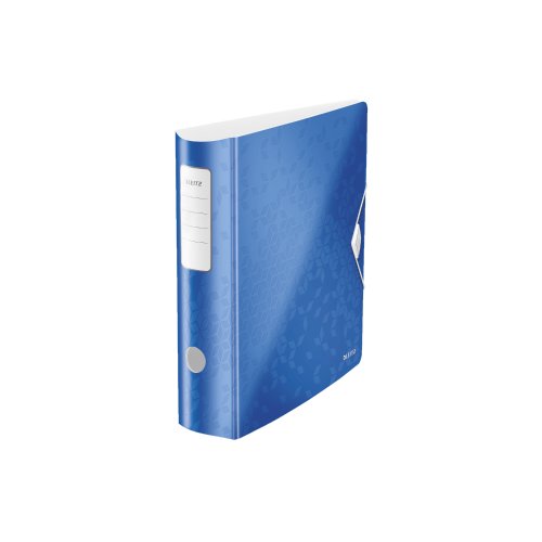 Biblioraft Leitz 180 Active WOW, polyfoam, A4, 82 mm, albastru metalizat