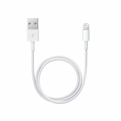 Cablu Apple, Lightning to USB, compatibil cu iPhone iPhone X, iPhone 8 Plus, iPhone 8, iPhone 7 Plus, iPhone 7, iPhone 6s, iPhone 6s Plus, iPhone 6,