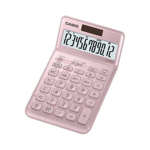 Calculator de birou Casio JW-200SC, 12 digits, roz