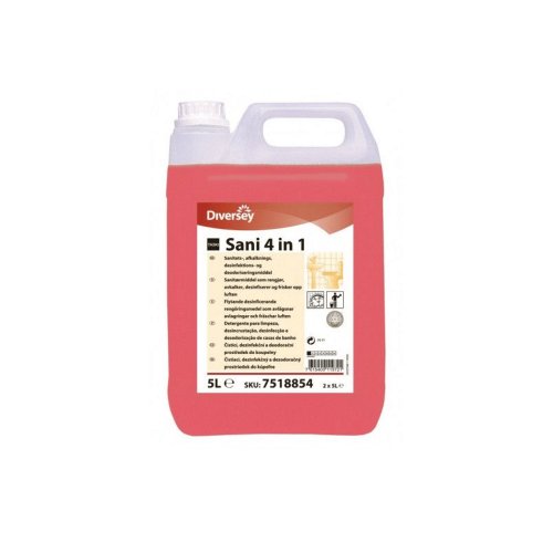 Diversey - Detergent dezinfectant suprafete baie, 5l, w39, taski sani