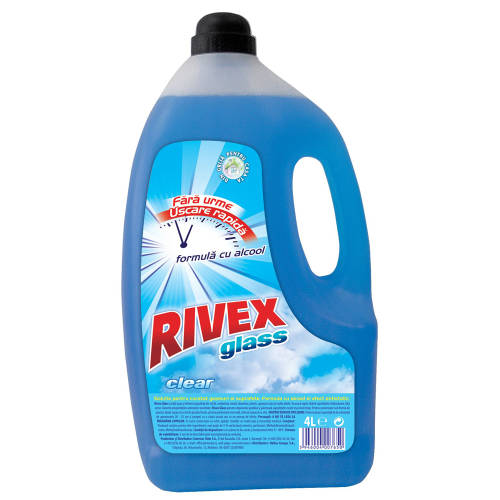 Detergent pentru geamuri Rivex Glass, 4 l