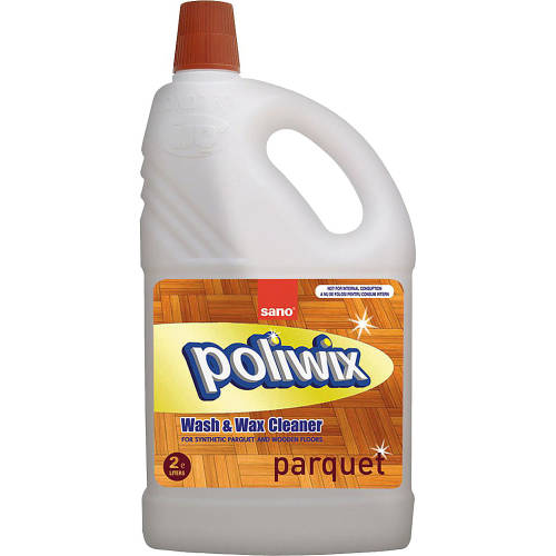 Detergent pentru pardoseli din lemn Sano Poliwix, 2 l