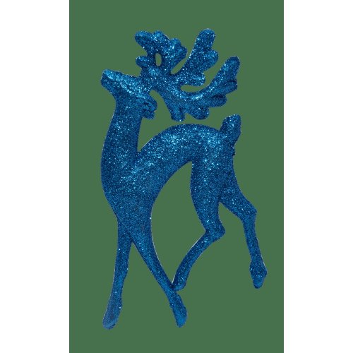 Edelman - Set 5 ornamente ren, albastru