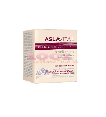 Aslavital mineral activ crema anti rid cu calciu