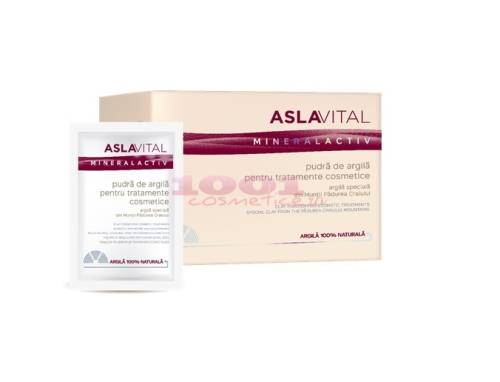 Aslavital mineral activ pudra de argila pentru tratamente cosmetice