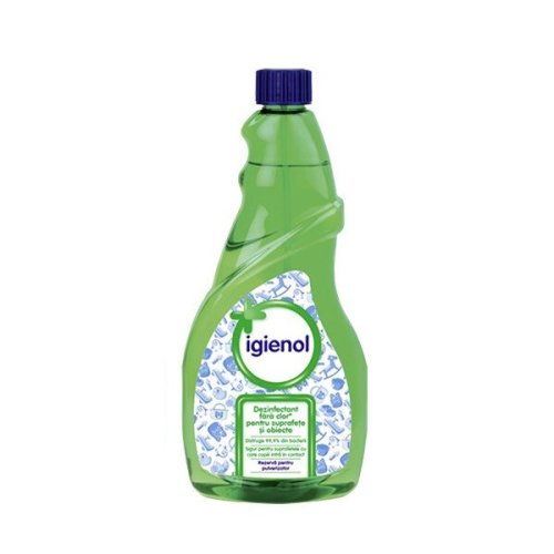 Igienol dezinfectant fara clor pentru suprafete mici (optiuni de comanda: rezerva 750 ml)