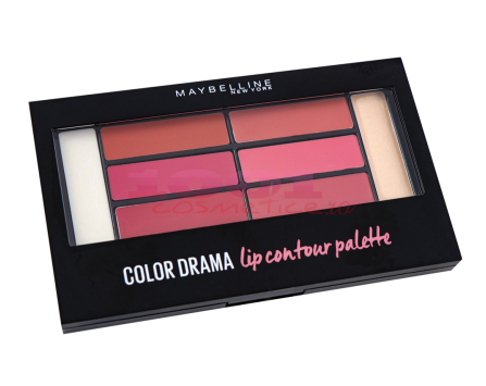 Maybelline color drama lip contour palette paleta de buze 02 blushed bombshell
