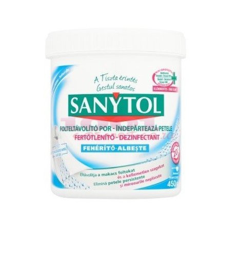 Sanytol dezinfectant pudra fara clor pentru indepartarea petelor (optiuni de comanda: haine color)