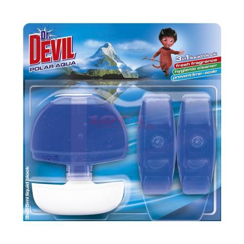 Tomil dr. devil neutro effect odorizant wc + 2 rezerve polar aqua set