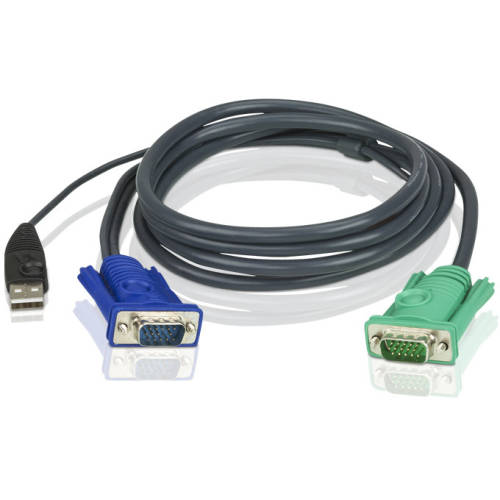 ATEN ATEN KVM Cable (HD15-SVGA, USB, USB) - 1.2m