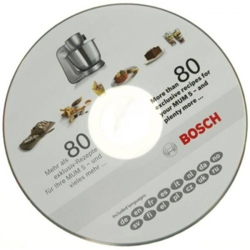 BOSCH Carte de bucate Bosch 18015951 pe suport DVD pentru MUM58xxx