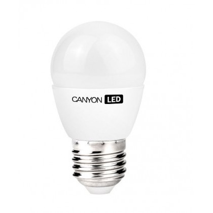 Canyon Bec LED CANYON PE27FR6W230VN LED lamp, P45 shape, milky, E27, 6W, 220-240V, 150°, 494 lm, 4000K, Ra>80, 50000 h
