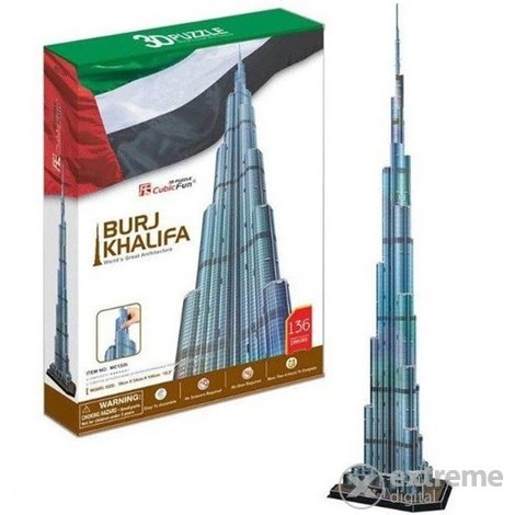 Cubic Fun Puzzle 3D Burj Khalifa
