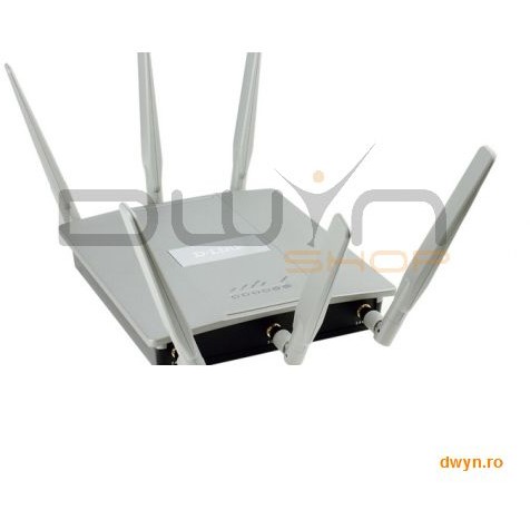 D-Link D-Link, Access Point Wireless AC 1750Mbps, Dual Band, Indoor, 3Tx3R, antene detasabile, Plenum Ratin