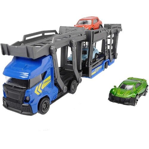 Dickie Set Dickie Toys Transporter 3 Masinute, Albastru
