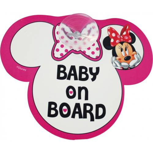 Disney Eurasia Semn de avertizare Baby on Board Minnie Disney Eurasia