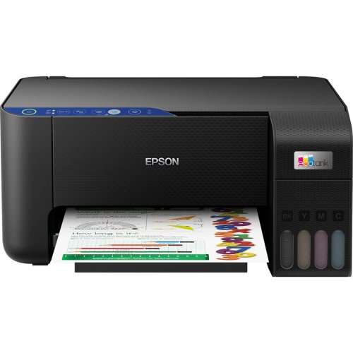 Epson Multifunctional inkjet color EPSON EcoTank L3251 CISS, A4, USB, Wi-Fi, Negru