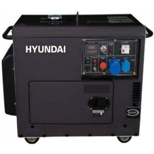 Hyundai Generator de curent monofazat cu motor diesel HYUNDAI DHY8601SE, 6KW