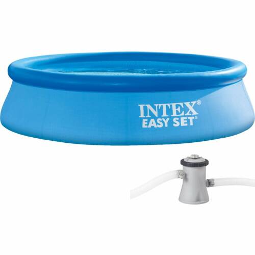 Intex Piscina Intex Easy Set, gonflabila, cu pompa filtrare, 305 x 76 cm