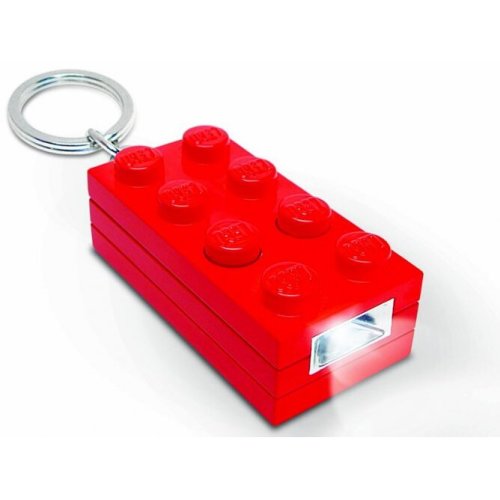 LEGO® Breloc cu lanterna LEGO caramida rosie (LGL-KE5-R)